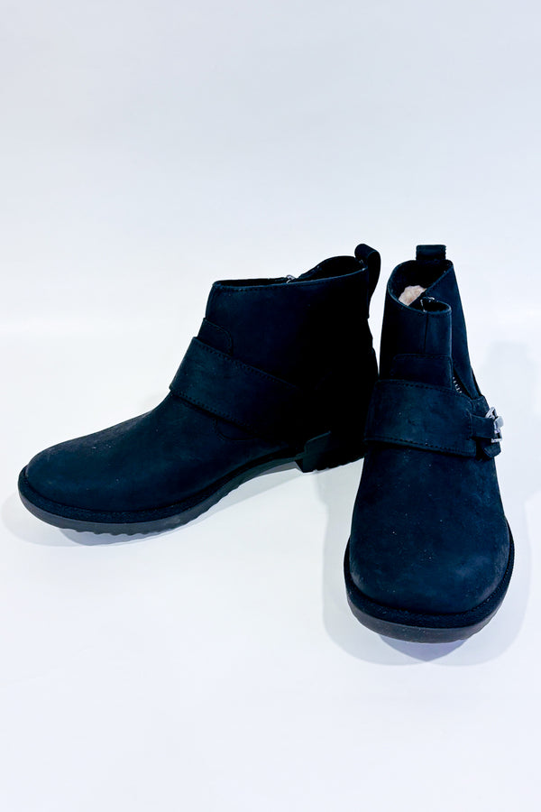 Bottes noires doublure en mouton (6.5)-Ugg-La Penderie du Paradis đ