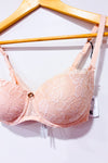 Soutien-gorge rose en dentelle corbeille confort* seconde main - Aubade Paris- La Penderie du Paradis