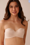 Soutien-gorge beige doublure légère mousse mémoire seconde main - La Vie En Rose- La Penderie du Paradis