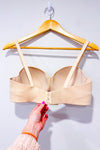 Soutien-gorge beige doublure légère mousse mémoire seconde main - La Vie En Rose- La Penderie du Paradis