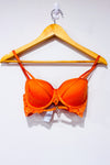 Soutien-gorge orange avec dentelle pigeonnant seconde main - OrangeAngGee- La Penderie du Paradis