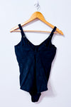Body gainant noir en dentelle seconde main - Flexees- La Penderie du Paradis