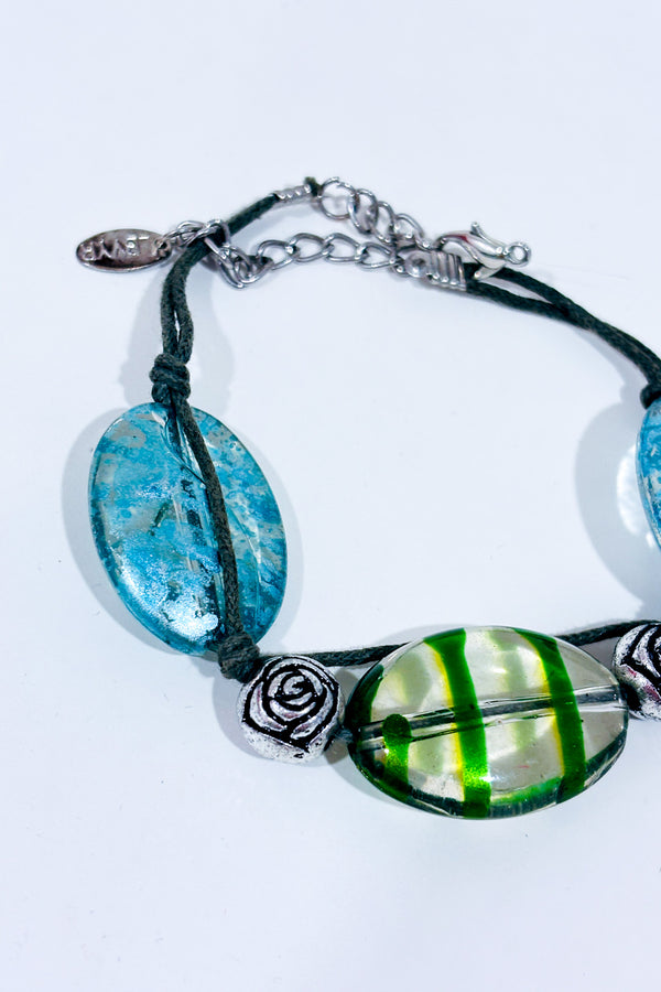 Bracelet de pierres vertes et bleues-Autres-La Penderie du Paradis 🕊