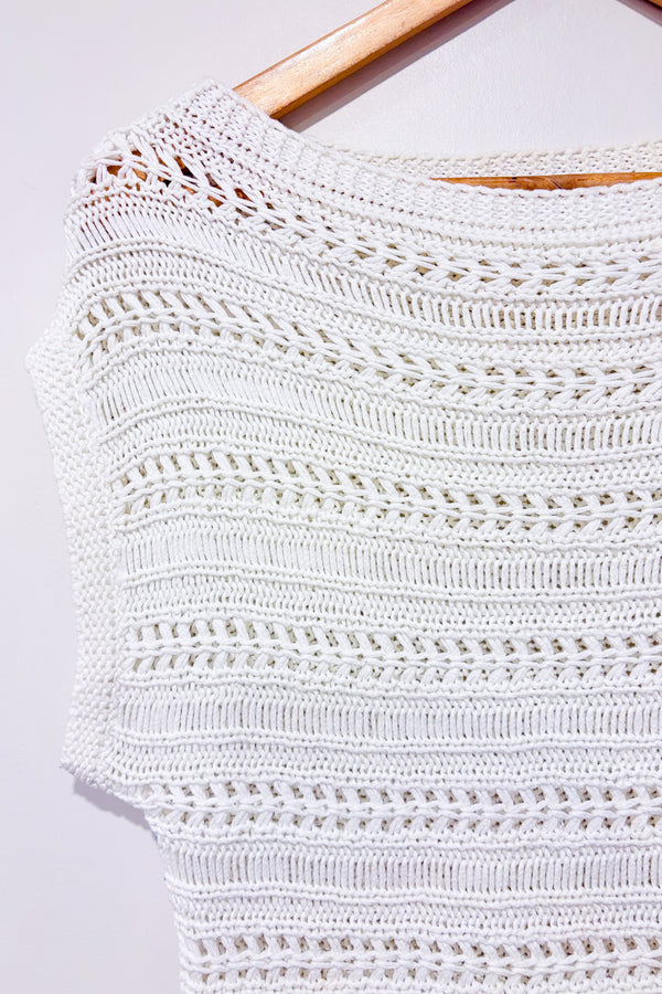 Haut blanc en maille (xs)-Hatley-La Penderie du Paradis 🕊