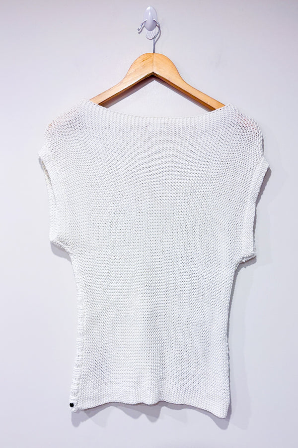 Haut blanc en maille (xs)-Hatley-La Penderie du Paradis 🕊