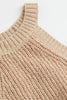 Camisole courte beige en maille (s)