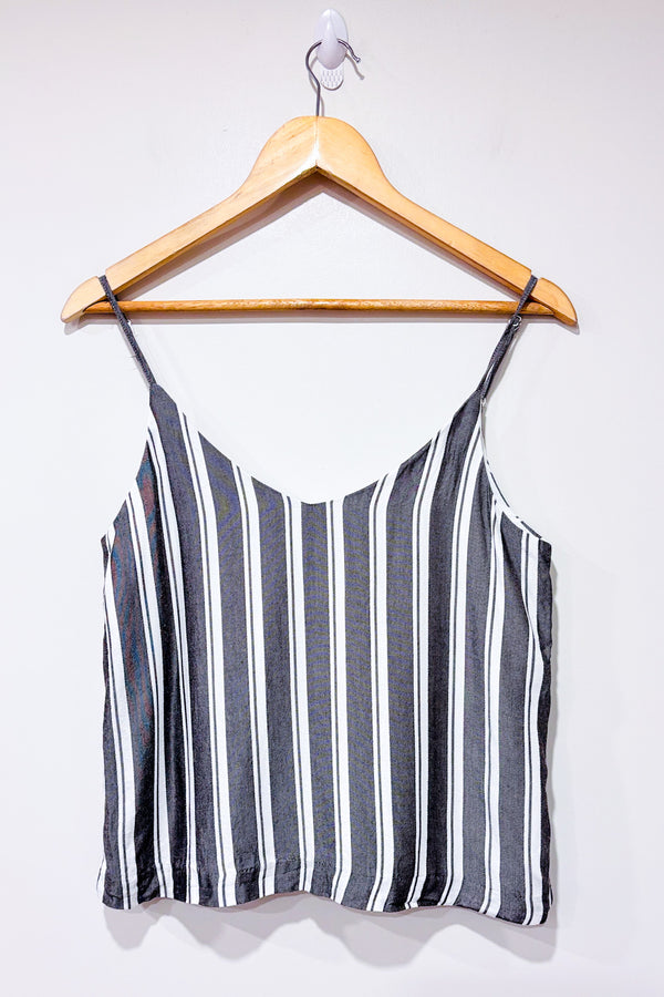 Camisole grise et blanche rayée (s)-Eliane Rose-La Penderie du Paradis 🕊