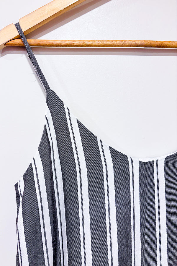 Camisole grise et blanche rayée (s)-Eliane Rose-La Penderie du Paradis 🕊