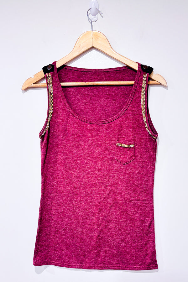 Camisole bourgogne (s)-Autres-La Penderie du Paradis 🕊