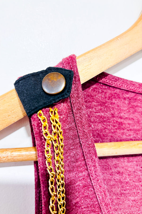 Camisole bourgogne (s)-Autres-La Penderie du Paradis 🕊