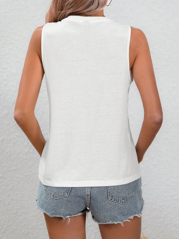 Camisole blanche avec girafes (s)-SHEIN-La Penderie du Paradis 🕊