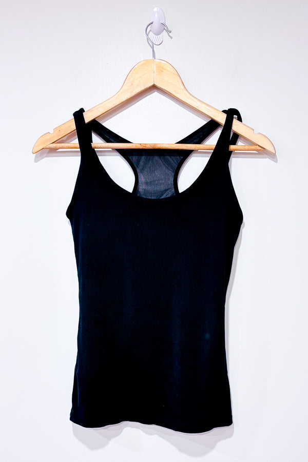 Camisole côtelé noire avec top intégré (xs)-AKA-La Penderie du Paradis 🕊