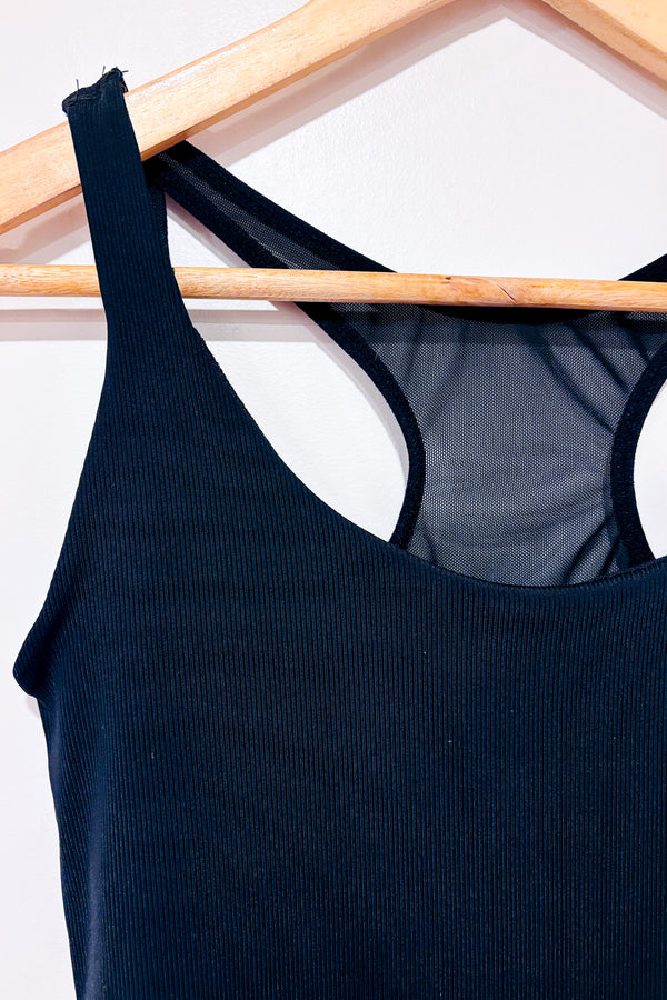 Camisole côtelé noire avec top intégré (xs)-AKA-La Penderie du Paradis 🕊