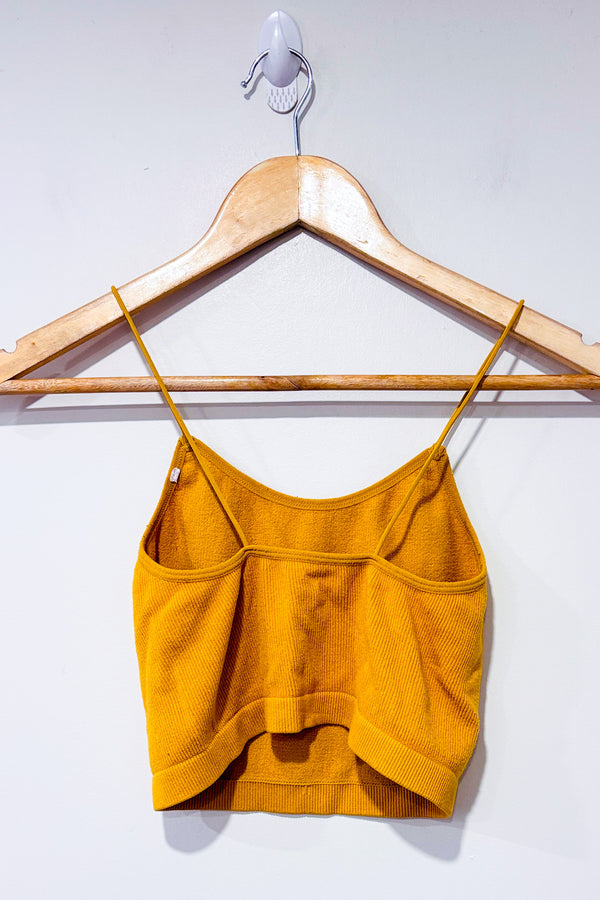 Camisole coupée côtelée jaune (s)-Autres-La Penderie du Paradis 🕊