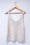 Camisole ample beige en maille (m)-Joe Fresh-La Penderie du Paradis 🕊