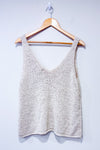 Camisole ample beige en maille (m)-Joe Fresh-La Penderie du Paradis 🕊