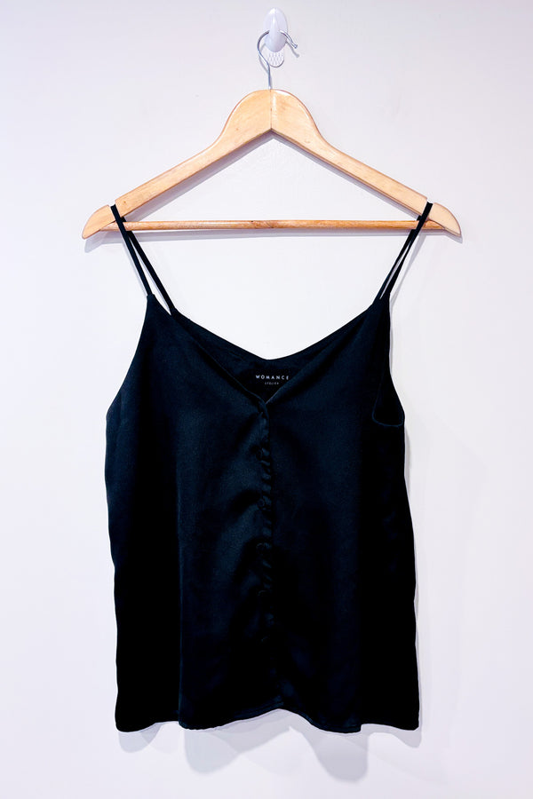 Camisole fluide noire à boutons (s)-Womance-La Penderie du Paradis 🕊