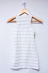 Camisole blanche et beige rayée (s)-Lolë-La Penderie du Paradis 🕊