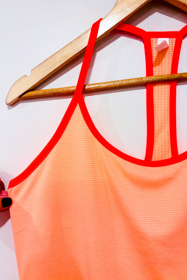 Camisole de sport orange néon (m)-Under Armour-La Penderie du Paradis 🕊
