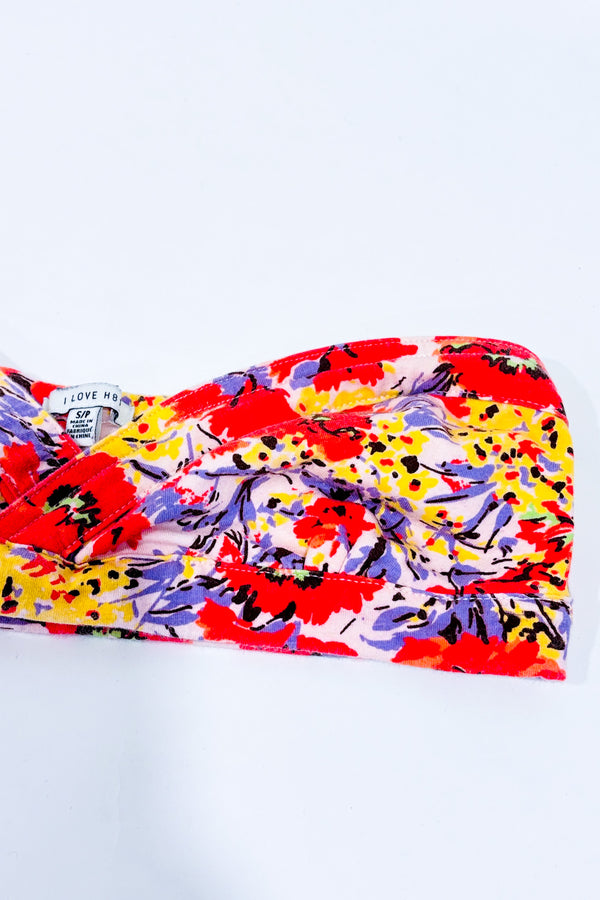Bandeau fleuri multicolore (s)-I LOVE H81-La Penderie du Paradis 🕊