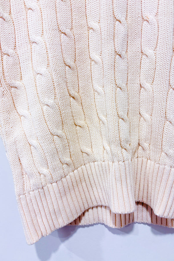 Débardeur beige en tricot (m) *-Ralph Lauren-La Penderie du Paradis 🕊