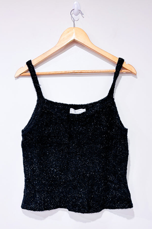 Camisole vintage noire scintilante (l)-Beechers Brook-La Penderie du Paradis 🕊