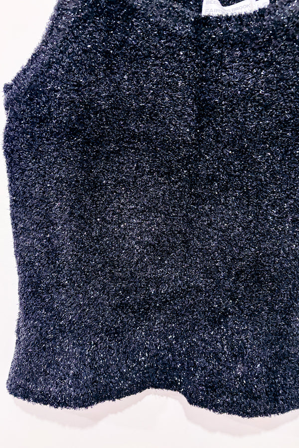 Camisole vintage noire scintilante (l)-Beechers Brook-La Penderie du Paradis 🕊