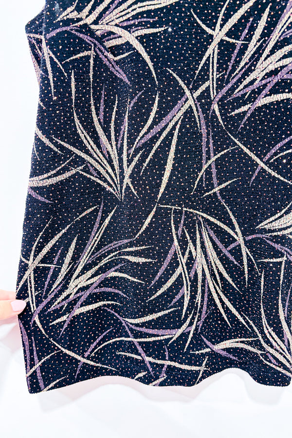 Camisole noire et mauve scintillante (1X)*-Laura-La Penderie du Paradis 🕊