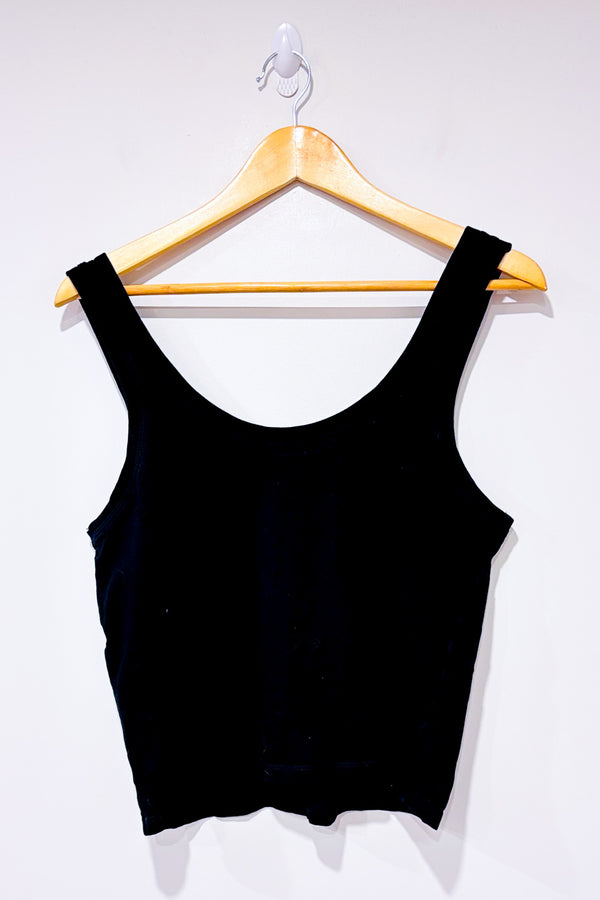 Camisole noire basique seconde main - Zara- La Penderie du Paradis