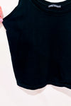 Camisole noire basique seconde main - Zara- La Penderie du Paradis