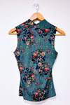 Camisole verte fleurie seconde main - RW&CO.- La Penderie du Paradis
