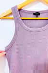 Camisole côtelée mauve seconde main - Dynamite- La Penderie du Paradis