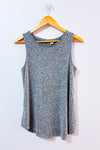 Camisole ample grise effet chiné seconde main - Old Navy- La Penderie du Paradis