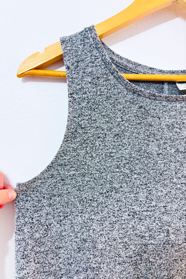 Camisole ample grise effet chiné seconde main - Old Navy- La Penderie du Paradis