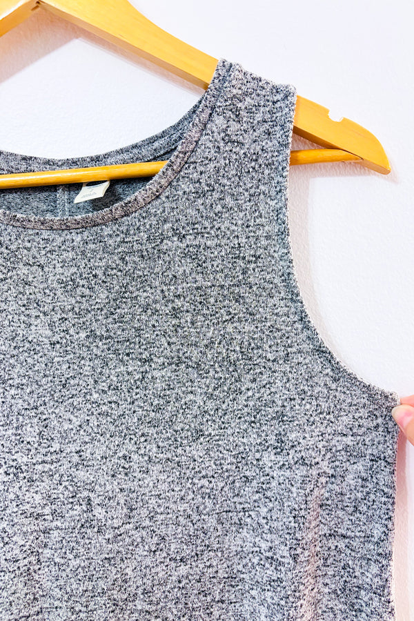 Camisole ample grise effet chiné seconde main - Old Navy- La Penderie du Paradis