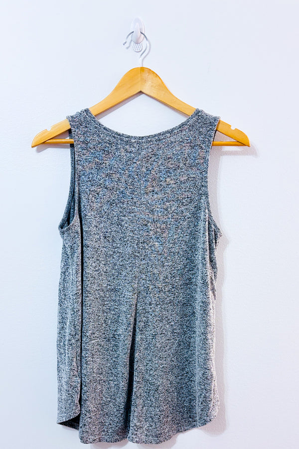 Camisole ample grise effet chiné seconde main - Old Navy- La Penderie du Paradis