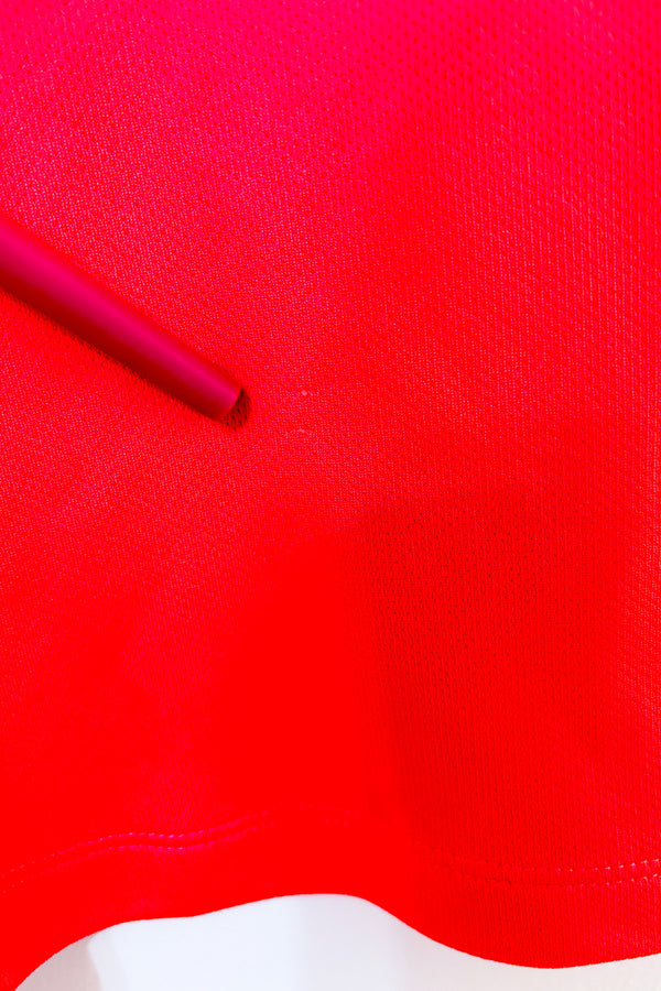Camisole de golf corail et blanche seconde main - NVO Sport- La Penderie du Paradis