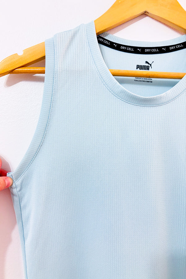 Camisole de sport DryCELL bleu pâle seconde main - Puma- La Penderie du Paradis