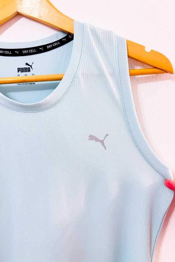 Camisole de sport DryCELL bleu pâle seconde main - Puma- La Penderie du Paradis