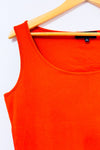 Camisole basique orange seconde main - Jones New York- La Penderie du Paradis