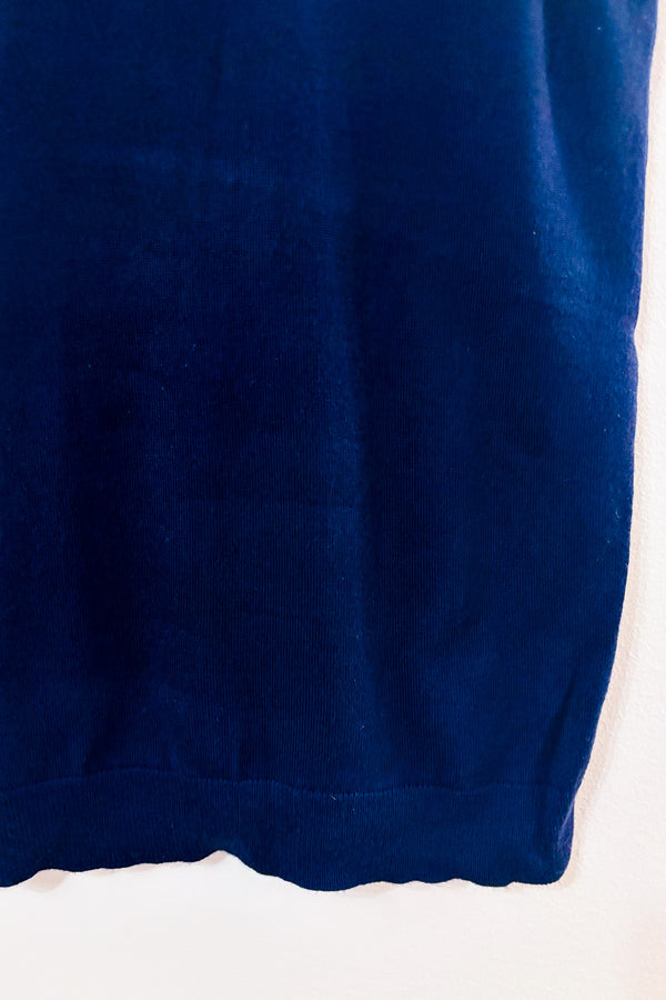 Camisole marine et blanche seconde main - Jacob- La Penderie du Paradis