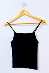 Camisole noire essentielle seconde main - Signature Easywear- La Penderie du Paradis