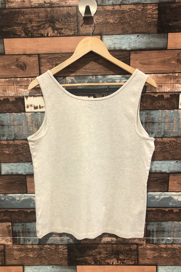 Camisole basic beige chamoiré (1X) seconde main Autres