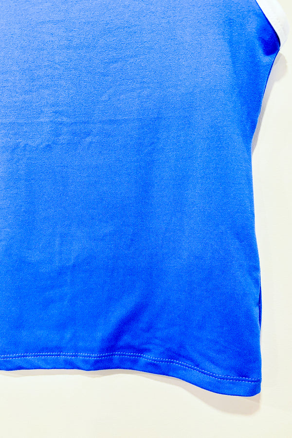 Camisole courte bleue et blanche (m)-Ardene-La Penderie du Paradis 🕊