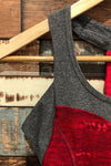 Camisole de sport rouge et gris avec top intégré (xs) seconde main Mondetta