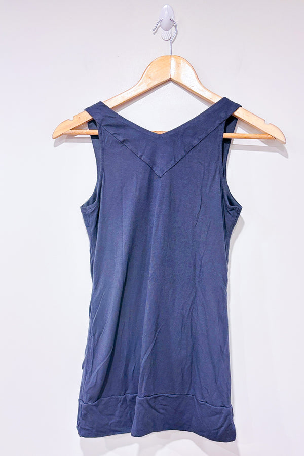 Camisole grise avec paillettes (s)-Suzy Shier-La Penderie du Paradis 🕊