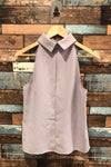 Camisole haut licou lilas (m) seconde main Simons