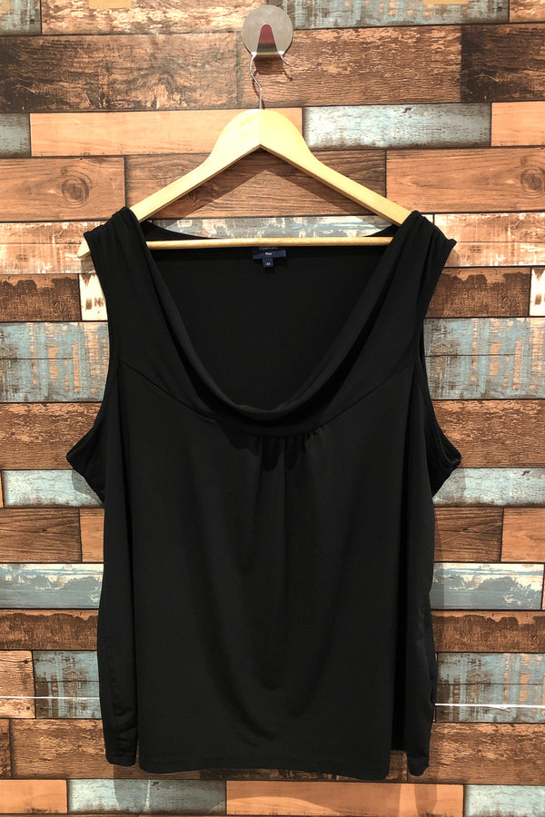 Camisole noire col fluide (3X) seconde main Reitmans