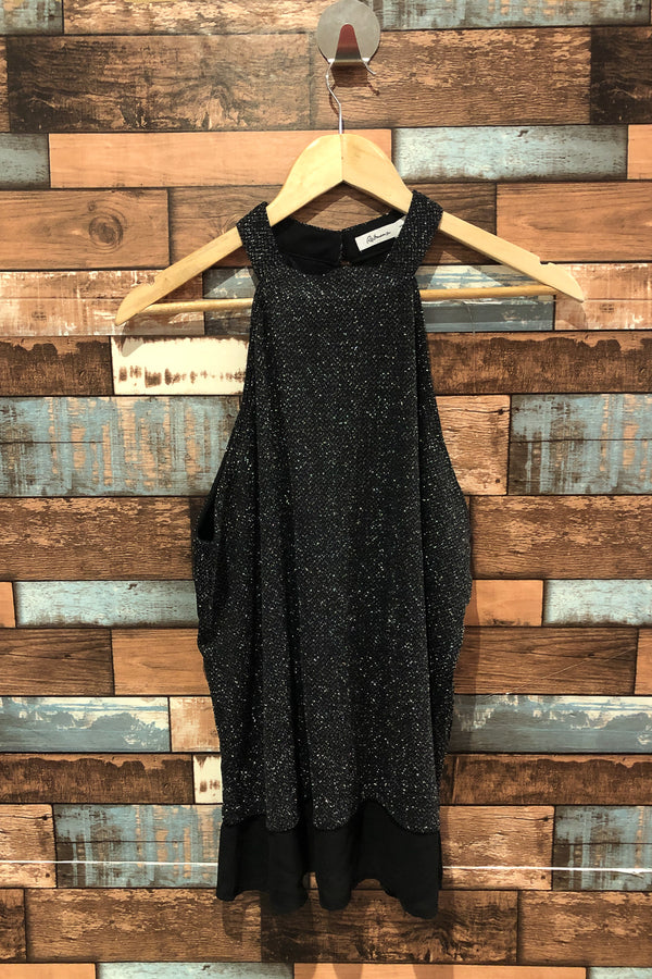 Camisole noire scintillante haut licou (xxl) seconde main Reitmans