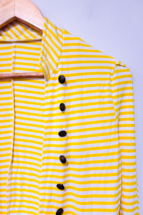 Cardigan ouvert jaune rayé (l)-Autres-La Penderie du Paradis 🕊